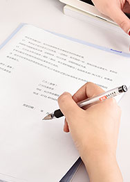 signing the contract